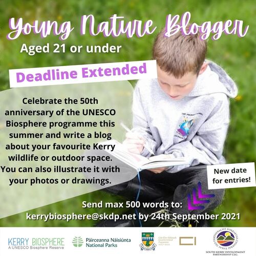 Young Nature Blogger - Deadline Extended